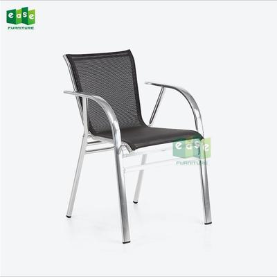 Italian mesh fabric weave outdoor cafe chair (E6036SR)