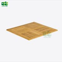 70cm square natural teak wood table top (ET007)