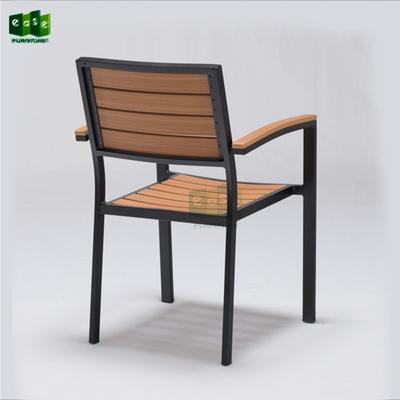 Aluminum frame polywood patio chair for outdoor (E7302)