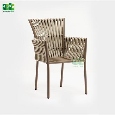 2018 New design aluminum frame PL belt woven outdoor chair (E1403)