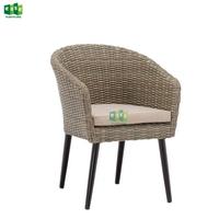 Synthetic rattan wicker woven chairs furniture armchair for restaurant-E7095
