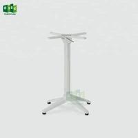 Powder coated cast aluminum folding bistro table base for outdoor-E9807